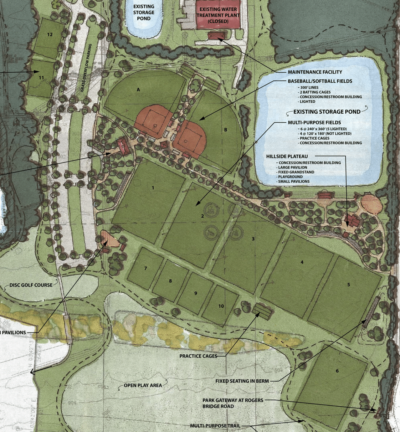 Cauley Creek Park Plans