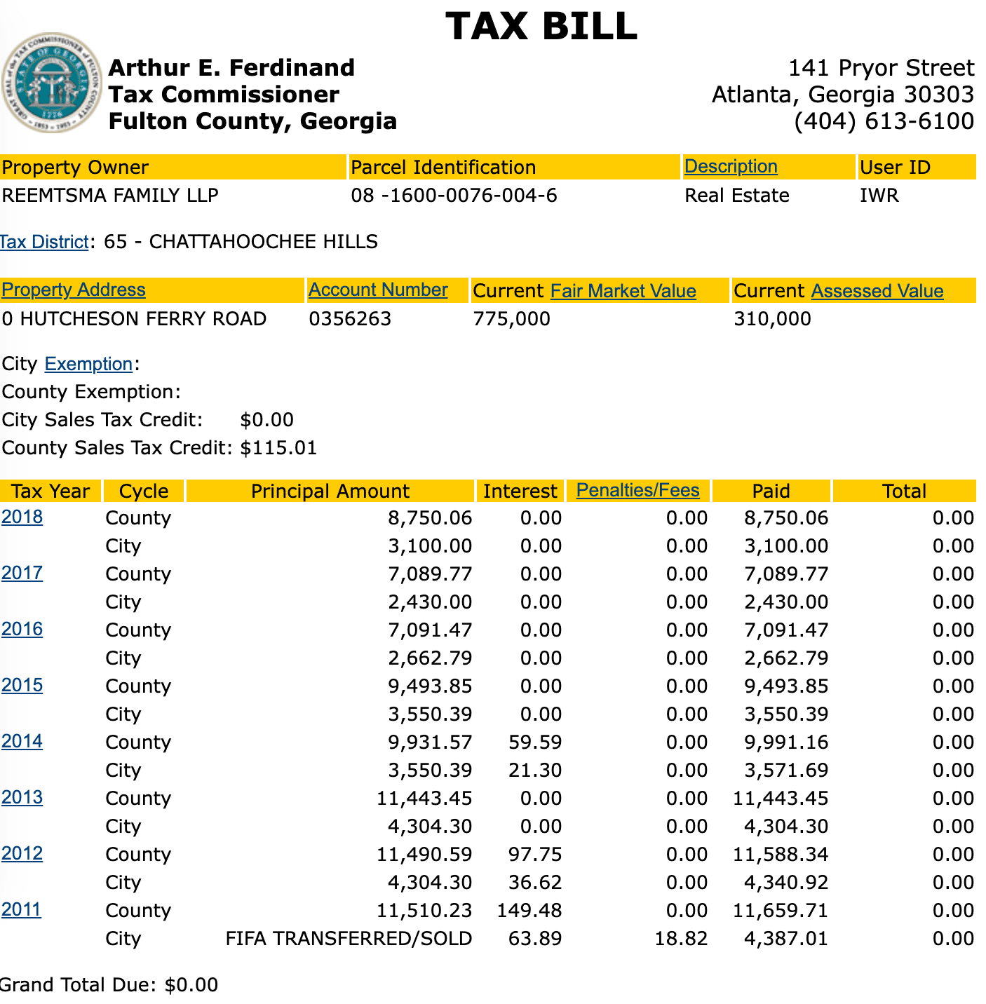 Arthur Ferdinand -Neighbor tax bill https://www.johnscreekpost.com